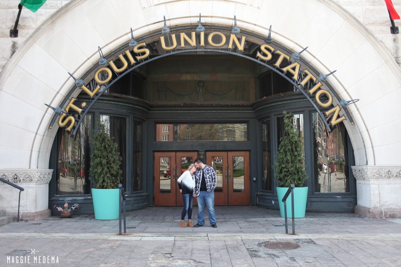 St. Louis Union Station Engagement – Angela & Brandon
