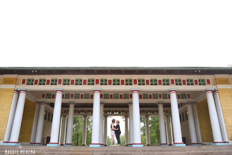 Vicky + Myrinda in Tower Grove Park –  St. Louis Same-Sex Wedding Photography