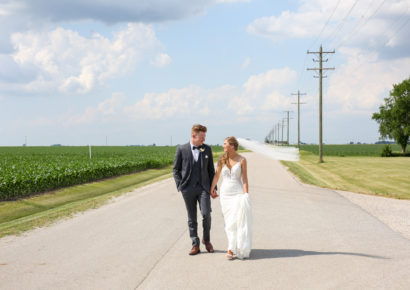Megan & Alex’s Illinois Wedding with Country Road Wedding Portraits